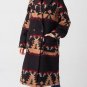 Yellowstone Beth Dutton Black Printed Coat