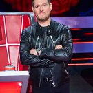 The Voice S28 Michael Buble Black Leather Jacket