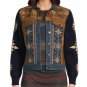 The Voice 2024 Reba Embroidered Suede Denim Jacket