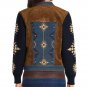 The Voice 2024 Reba Embroidered Suede Denim Jacket