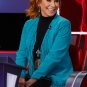 The Voice S28 Reba McEntire Blue Fringe Coat