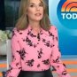 The Today Show Savannah Guthrie Pink & Black Floral Shirt