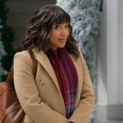 Tidings For The Season Tamera Mowry Housley Brown Coat