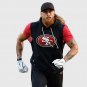 San Francisco 49ers George kittle Sleeveless Hoodie