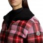 The Five 2025 Dana Perino Pink And Red Plaid Puffer Jacket
