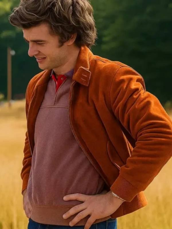 Stranger Things S5 Joe Keery Brown Jacket