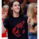 Caitlin Clark Indiana Fever Mix Stranger Things WNBA Black Shirt