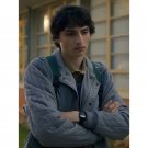 Stranger Things S05 Finn Wolfhard Blue Bomber Jacket