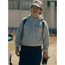 Stranger Things S05 Gaten Matarazzo Grey Printed Hoodie