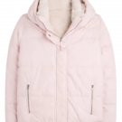 Pink Faux Fur Lined All Weather Puffer Jacket