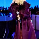Christmas In Rockefeller Center Kristin Chenoweth Purple Coat