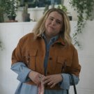 The Twelve Dates ‘Til Christmas Mae Whitman Brown Jacket