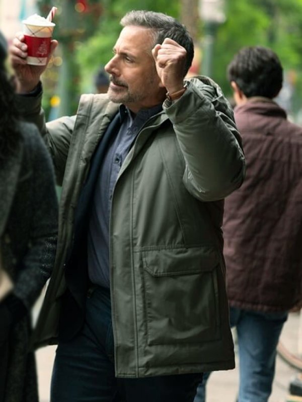 Rooster S01 Steve Carell Hooded Jacket