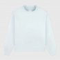 Light Blue Tonal Classic Mockneck Sweatshirt