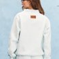 Light Blue Tonal Classic Mockneck Sweatshirt