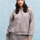 Monochrome Varsity Zip Up Hoodie