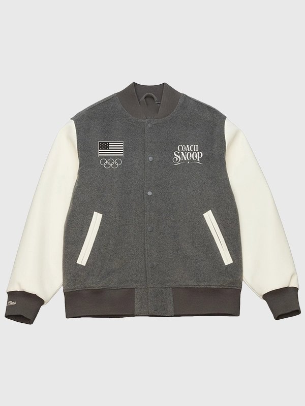 Mitchell & Ness Team USA Coach Snoop Varsity Jacket