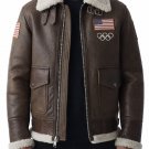 Olympics 2026 Team USA Brown Jacket