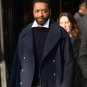 Bridget Jones Leicester Square Chiwetel Ejiofor Coat
