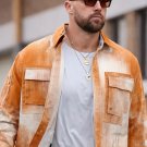 Travis Kelce Chiefs 2025 Orange Jacket