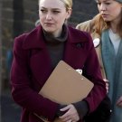 All Her Fault Jenny Kaminski Burgundy Coat