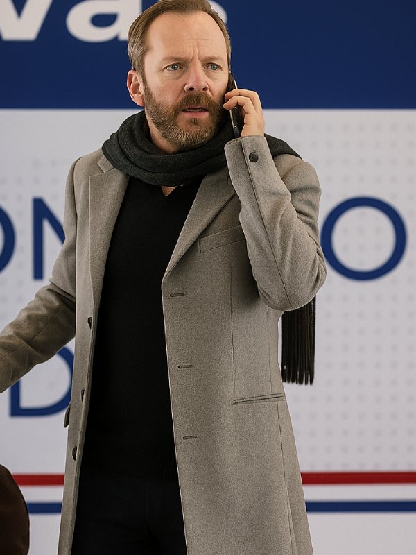 Tinsel Town Kiefer Sutherland Grey Coat