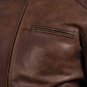 Casual Brown Mens Leather Jacket