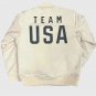 Team USA 2026 Snoop Dogg White Bomber Jacket