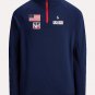 Team USA Quarter Zip Navy Pullover Jacket