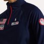 Team USA Quarter Zip Navy Pullover Jacket
