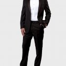 Mens Two Buttons Black Tuxedo Suit