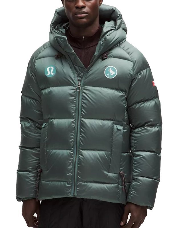 Winter Olympics 2026 Team Canada Green Puffer Jacket