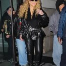 Mariah Carey 2026 Black Leather Jacket