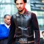 Jared McCain Black Leather Vest