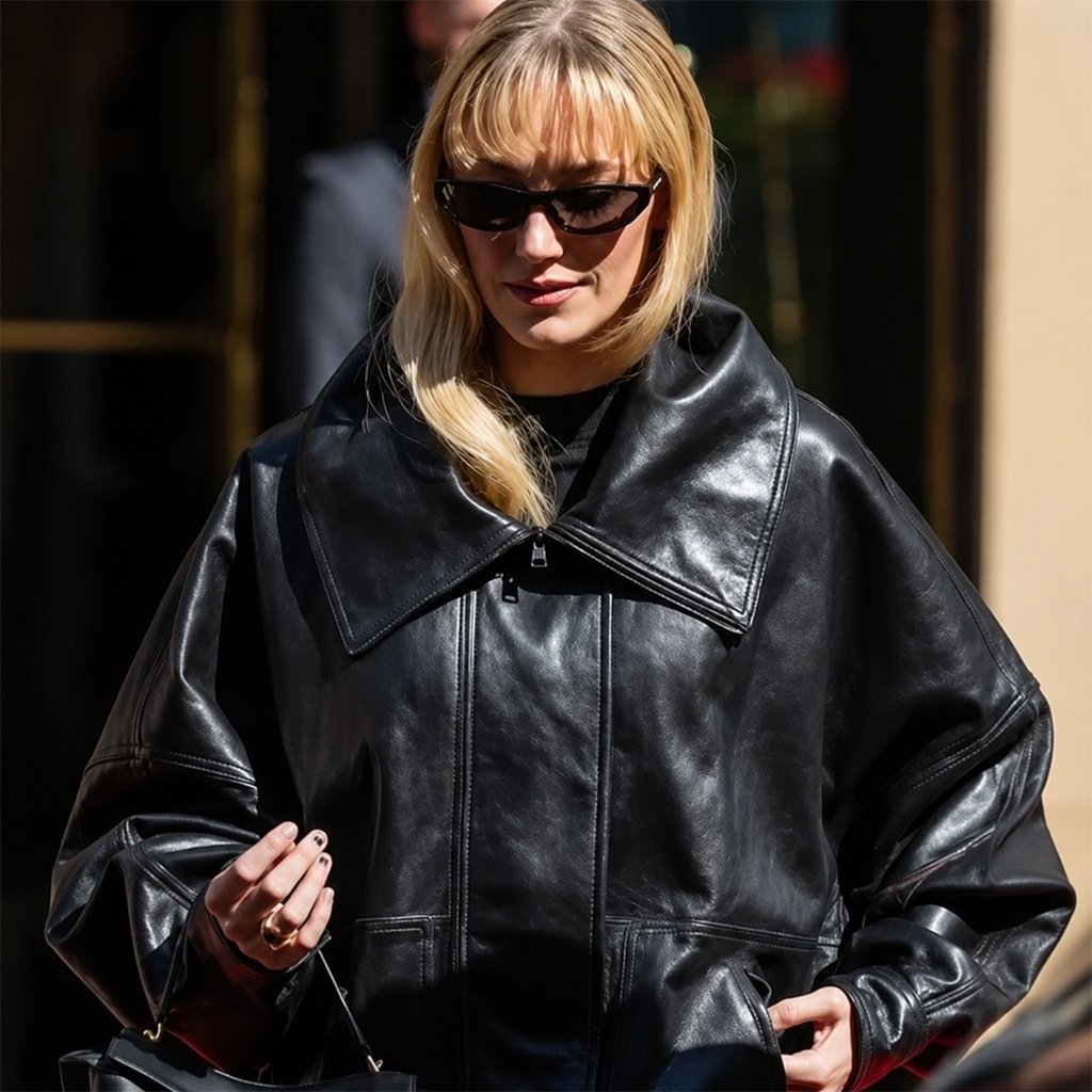 PFW 2026 Maika Monroe Jacket