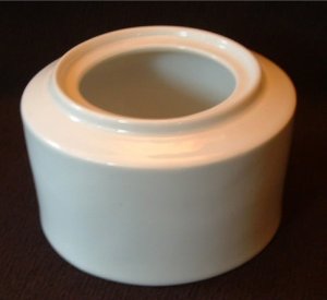Prelude Sugar Bowl White Porcelain by Tienshan China no Lid 2.75 x 4 In