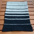 Fibonacci Sequence Design Ultimate Dash Cloth Handknit Black Gray 10x14 Inches