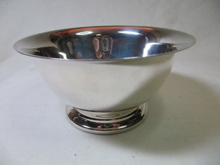 Vintage Revere Bowl EPCA Bristol Silver by Poole Small 6 Inch