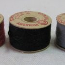 5 Prewound Cotton Thread Bobbins in Assorted Colors Size A 30 Yd Each