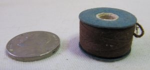 5 Prewound Cotton Thread Bobbins All Brown Size A 30 Yd Each
