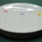 Pretty Little Tulips Soap Dish White China Oval 6 In Pastels