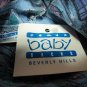 BABY SACKS Beverly Hills Infant Hat Cap Blue Pink Print NWT
