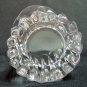 Crystal Votive Candle Holder Fluted Top Spired Cuts 3.5 In