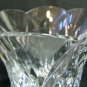 Crystal Votive Candle Holder Fluted Top Spired Cuts 3.5 In