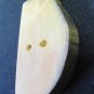 Lg Handcrafted Russian Olivewood Button Toggle Half Round