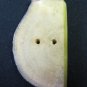 Lg Handcrafted Russian Olivewood Button Toggle Half Round