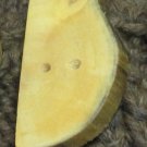 Lg Handcrafted Russian Olivewood Button Toggle Half Round