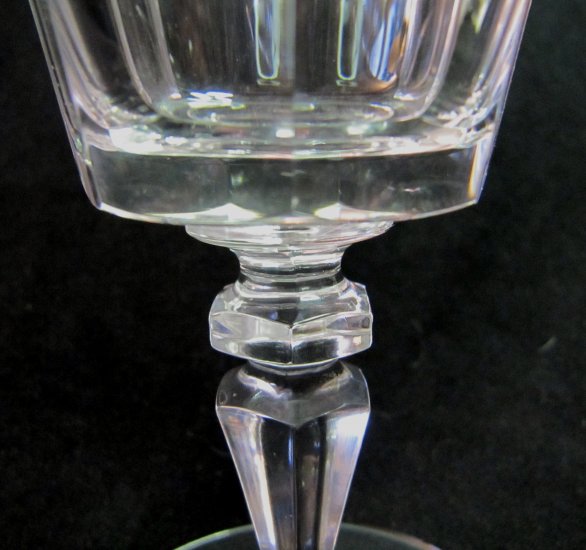 VAL ST LAMBERT VSL Crystal Claret Wine Glass Faradet