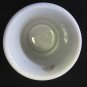 Vintage DANSK CHRISTIANSHAVN BLUE China Hurricane Lamp Base Bottom White Blue Rings 4.5 In