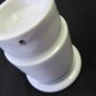 Vintage DANSK CHRISTIANSHAVN BLUE China Hurricane Lamp Base Bottom White Blue Rings 4.5 In